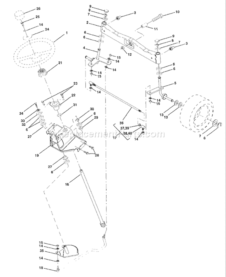 Page I Diagram and Parts List for GT200 GT 200 1997-12 Husqvarna Lawn Tractor