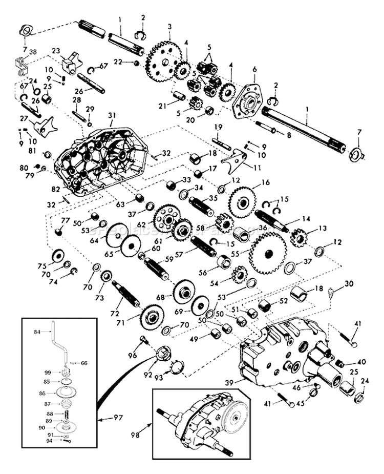Page E Diagram and Parts List for GT2254 GT 2254 96025000201 -2005-05 Husqvarna Lawn Tractor