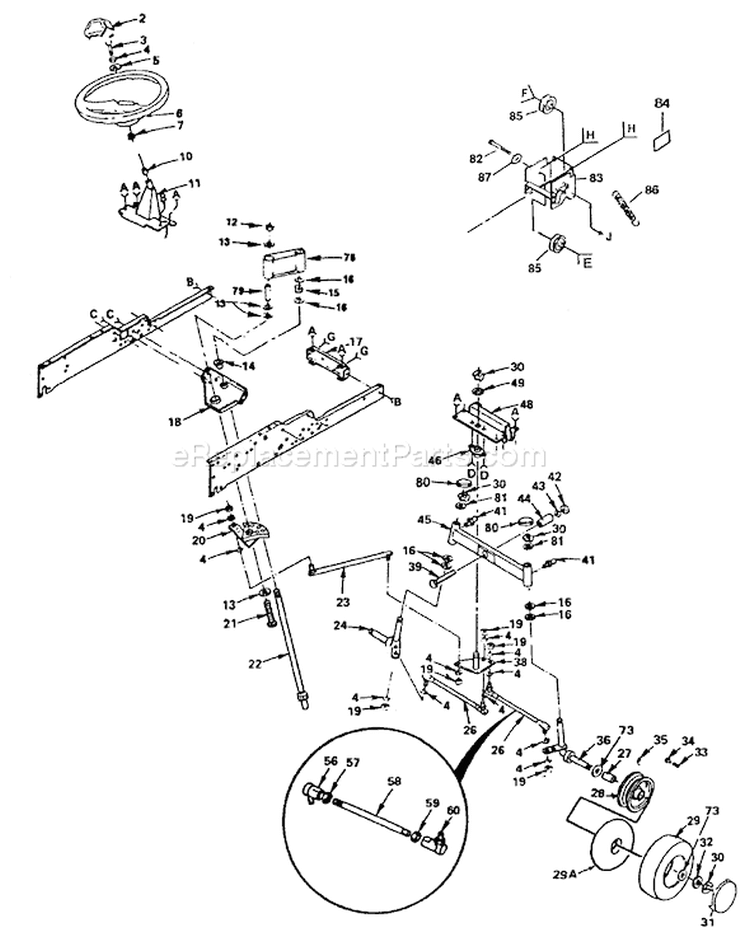 Page I Diagram and Parts List for HVGTK 180 AR 1990-03 Husqvarna Lawn Tractor