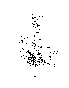 Transaxle Diagram and Parts List for 96043028100  Husqvarna Lawn Tractor