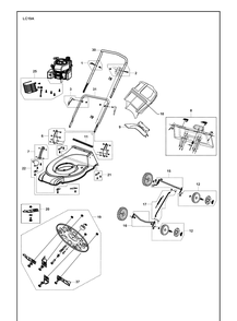 Part Location Diagram of 5856845-01 Husqvarna Handle