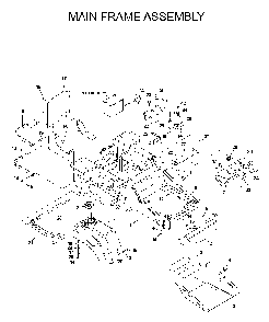 Mainframe, Left Side Diagram and Parts List for IZ5223KOA (968999208)(2004-09) Husqvarna Lawn Tractor