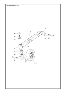 52 Inch/132cm Cutting Deck 6 Diagram and Parts List for C132X (P500-series)(967294001)(2019-09) Husqvarna Lawn Mower