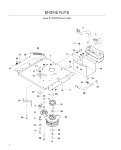 Part Location Diagram of 522459708 Husqvarna STOP, CLUTCH Black