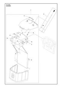 Part Location Diagram of 531148155 Husqvarna Split Pin