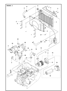 Part Location Diagram of 5225984-01 Husqvarna Bracket
