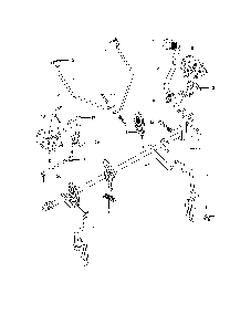 Brake/lift Diagram and Parts List for Z254-967844601-00  Husqvarna Lawn Mower