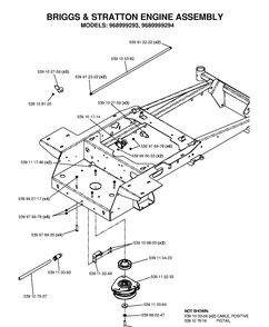 Engine 2 Diagram and Parts List for EZ4217KAA (968999373)(2006-02) Husqvarna Lawn Mower