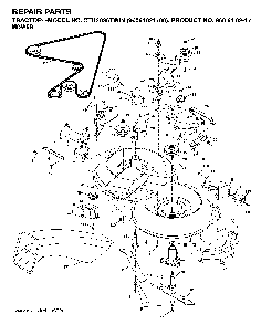 Part Location Diagram of 532403641 Husqvarna Mower Deck Complete