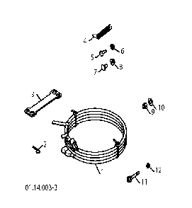 Accessories Diagram and Parts List for 12527SB96193005600 2010-07 Husqvarna Snow Blower