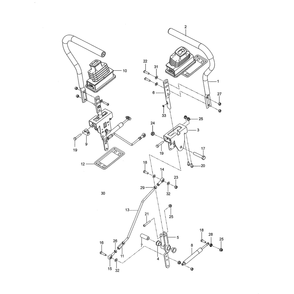Steering Diagram and Parts List for 91750662  Husqvarna Lawn Tractor