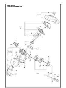 Part Location Diagram of 599814601 Husqvarna Plug