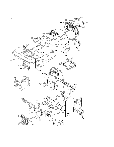 Chassis Diagram and Parts List for YTH1542XP-96013000101  Husqvarna Lawn Tractor