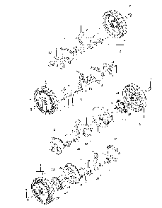 Wheels And Tires Diagram and Parts List for W21SBKC968999640 2007-03 Husqvarna Lawn Mower