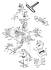 Mower Deck Diagram and Parts List for YTH1542XP (954567253-G)(2003-03) Husqvarna Lawn Tractor