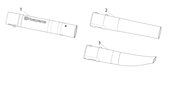 Repair Parts (C) Diagram and Parts List for 125B 2007-05 Husqvarna Leaf Blower / Vacuum