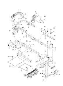 Part Location Diagram of 593682604 Husqvarna Support rz refersh lh console