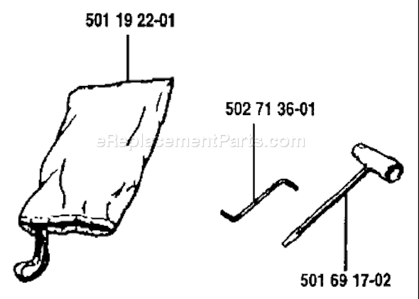 Page A Diagram and Parts List for RIDER97012S 1993-05 Husqvarna Lawn Tractor