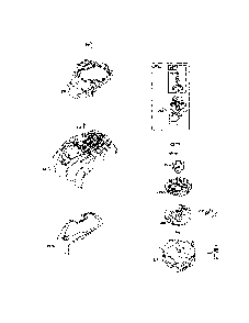 Motor-starter/flywheel Diagram and Parts List for HU725AWDH-96145001901  Husqvarna Lawn Mower