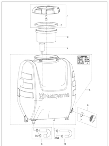 Part Location Diagram of 532432684 Husqvarna Decal, Replacement