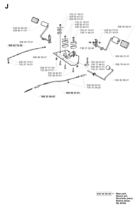 Pedals Diagram and Parts List for R13BIO 2001-01 Husqvarna Lawn Tractor