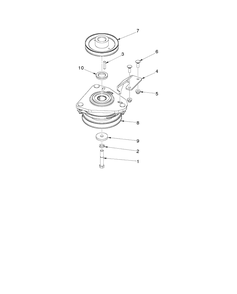 Clutch Diagram and Parts List for Z454 (96798470101)(2020-04) Husqvarna Lawn Mower