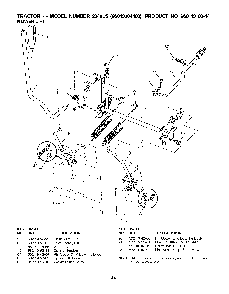 Mower Lift / Deck Lift Diagram and Parts List for 2348LS (96043004400)(2008-01) Husqvarna Lawn Tractor