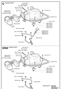Engine Diagram and Parts List for PR15 2002-02 Husqvarna Lawn Mower