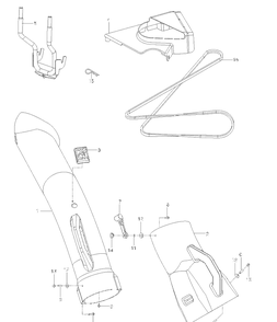 Installation Accessories Diagram and Parts List for 52IN 2019-05 Husqvarna Lawn Tractor Accessories
