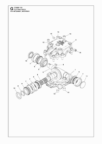 52-Inch/132cm Cutting Deck 7 Diagram and Parts List for C132 P500-series Husqvarna Lawn Mower