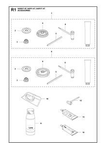 Accessories 5 Diagram and Parts List for 545FXAT  Husqvarna Brush Cutter
