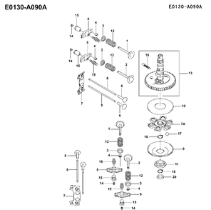 Valves Diagram and Parts List for FH531V 2001-03 Husqvarna Engine