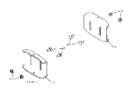 Auger Housing And Impeller Diagram and Parts List for 1830SB96193006501 2010-08 Husqvarna Snow Blower