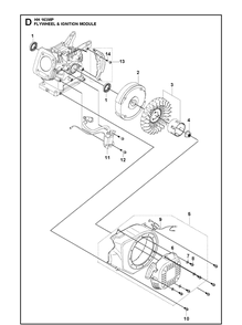 Part Location Diagram of 599349194 Husqvarna Nut