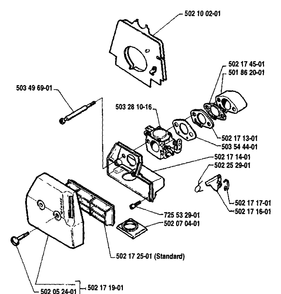Part Location Diagram of 502052401 Husqvarna SCREW