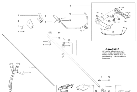 Part Location Diagram of 545180852 Husqvarna Kit-Driveshaft