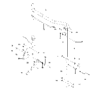 Handle Diagram and Parts List for DT22HNRCE (966068601)(2008-02) Husqvarna Dethatcher