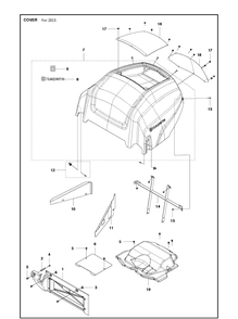 Part Location Diagram of 576250701 Husqvarna Grid