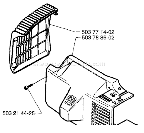 Page D Diagram and Parts List for 225H 1997-02 Husqvarna Trimmer