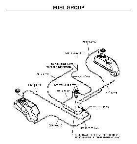 Fuel Tank Diagram and Parts List for BZ34C (968999316)(2006-04) Husqvarna Lawn Tractor