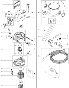 Part Location Diagram of 598472701 Husqvarna Container