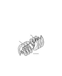 Auger Housing And Impeller Diagram and Parts List for ST268EP 2009-08 Husqvarna Snow Blower