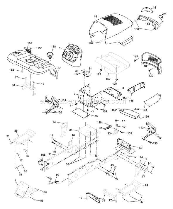 Page A Diagram and Parts List for GTH2248XPB (954567888) (2002-10) Husqvarna Lawn Tractor