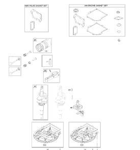 Crankshaft Diagram and Parts List for 10T5020188H1 2017-01 Husqvarna Engine