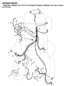 Part Location Diagram of 532188039 Husqvarna Harness