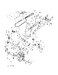 Drive Diagram and Parts List for GTH260TWIN (96041004501)(2007-10) Husqvarna Lawn Tractor