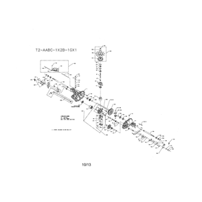 Transaxle Diagram and Parts List for 917289540  Husqvarna Lawn Tractor