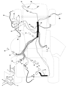 Electrical Diagram and Parts List for YTH1542XP (954567253-E)(2002-02) Husqvarna Lawn Tractor