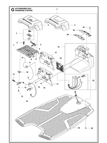 Part Location Diagram of 579459802 Husqvarna Panel