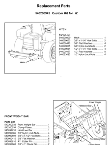 Bagger 5 Diagram and Parts List for 540200800 2003-04 Husqvarna Lawn Tractor Accessories